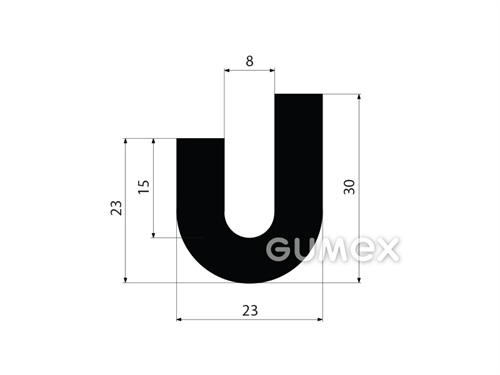 GUMMIPROFILE U-FORM - NBR